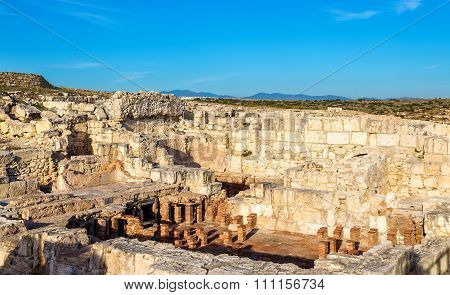Ruins Of Kourion, An Ancient Greek City In Cyprus