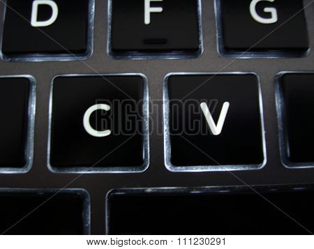CV (Resume) keyboard