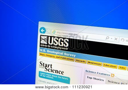 USGS main page