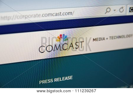Comcast corporate page