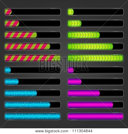 Set Of Bar Downloader