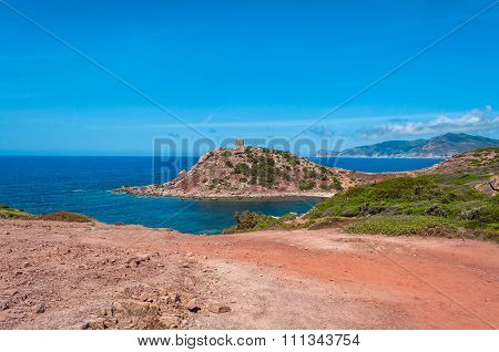 Landscape Of Coast Of Sardinia