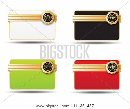 colorful vip card