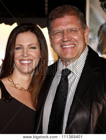 Robert Zemeckis and Leslie Zemeckis attend the Los Angeles Premiere of 