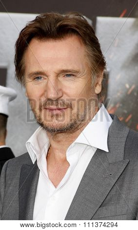 Liam Neeson at the Los Angeles premiere of 