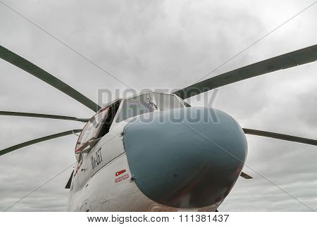 Helicopter MI-26T. Tyumen. Russia