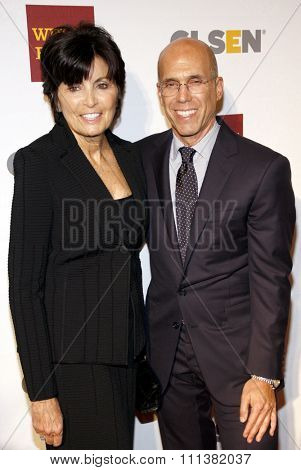 Marilyn Katzenberg and Jeffrey Katzenberg at the 8th Annual GLSEN Respect Awards held at the Beverly Hills Hotel in Los Angeles, United States on October 5, 2012. 