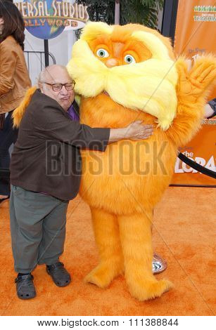 HOLLYWOOD, USA - FEBRUARY 19: Danny DeVito at the Los Angeles Premiere of 