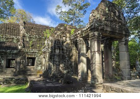 Ancient temple in the forest