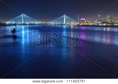 St. Louis Skyline With Bridges