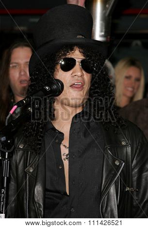 January 17, 2007. Slash, Ronnie James Dio and Terry Bozzio Inducted into Hollywood's RockWalk held at the Guitar Center Hollywood's RockWalk in Hollywood, California United States.