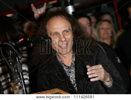 January 17, 2007. Slash, Ronnie James Dio and Terry Bozzio Inducted into Hollywood's RockWalk held at the Guitar Center Hollywood's RockWalk in Hollywood, California United States.