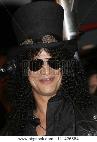 January 17, 2007. Slash, Ronnie James Dio and Terry Bozzio Inducted into Hollywood's RockWalk held at the Guitar Center Hollywood's RockWalk in Hollywood, California United States.