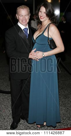 Neal McDonough and Ruve Robertson at the Paramount Pictures Hosts 2007 Golden Globe Award After-Party held at the Beverly Hilton Hotel in Beverly Hills on January 15, 2007.