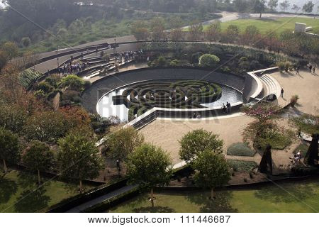 Los Angeles, California. J. Paul Getty Museum at 1200 Getty Center Drive, Los Angeles, CA 90049-1687. 