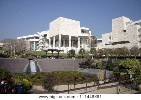 Los Angeles, California. J. Paul Getty Museum at 1200 Getty Center Drive, Los Angeles, CA 90049-1687. 
