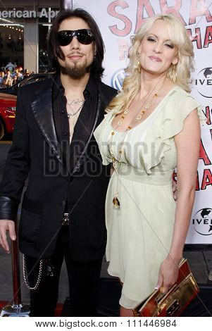 10/04/2008 - Hollywood - Dave Navarro and Stormy Daniels arrive to the World Premiere of 