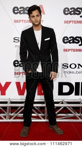 Penn Badgley at the Los Angeles premiere of 'Easy A' held at the Grauman's Chinese Theater in Hollywood on September 13, 2010. 