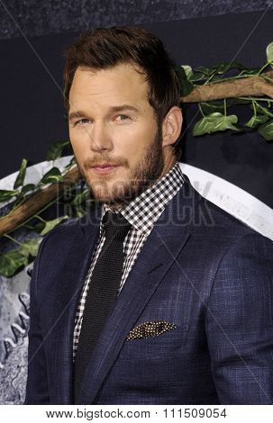 Chris Pratt at the Los Angeles premiere of 'Jurassic World' held at the Dolby Theatre in Hollywood, USA on June 9, 2015. 