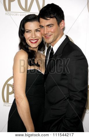 Julianna Margulies and Keith Lieberthal at the 24th Annual Producers Guild Awards held at the Beverly Hilton Hotel in Beverly Hills, USA on January 26, 2013.
