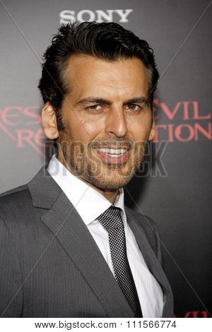 LOS ANGELES, CA - SEPTEMBER 12, 2012: Oded Fehr at the Los Angeles premiere of 'Resident Evil: Retribution' held at the Regal Cinemas L.A. Live in Los Angeles, USA on September 12, 2012.