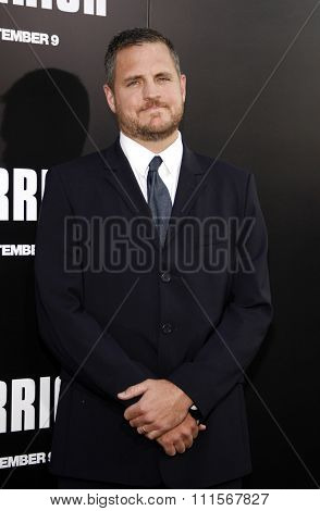 HOLLYWOOD, CA - SEPTEMBER 06, 2011: Sam Sheridan at the Los Angeles premiere of 'Warrior' held at the ArcLight Cinemas in Hollywood, USA on September 6, 2011.