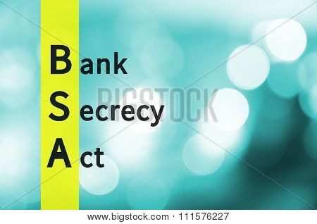 Bank Secrecy Act