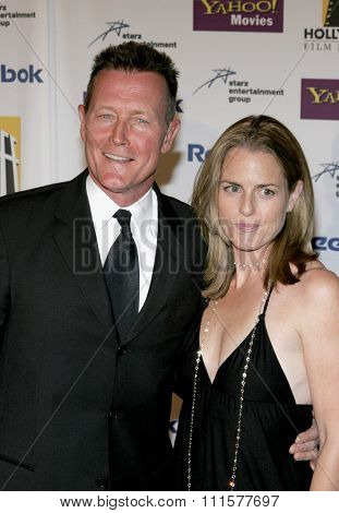 Robert Patrick and Barbara Patrick at the 2005 Hollywood Film Festival Awards Gala Ceremony held at the Beverly Hilton Hotel in Beverly Hills, USA on October 24, 2005.
