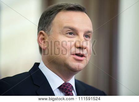 President Of The Republic Of Poland Andrzej Duda