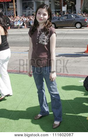 Mirando Cosgrove at the Los Angeles premiere of 
