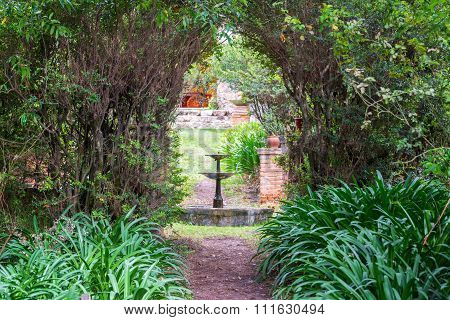 Fountain And Arch