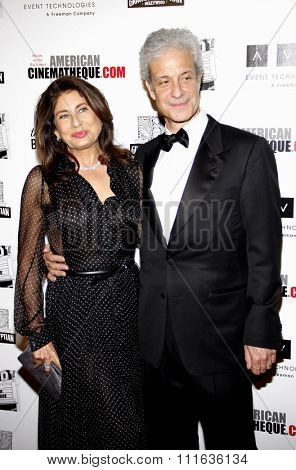 Paula Wagner and Rick Nicita at the 25th American Cinematheque Award Honoring Robert Downey Jr. held at the Beverly Hilton hotel in Beverly Hills, California, United States on October 14, 2011. 