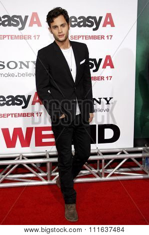 HOLLYWOOD, CALIFORNIA - September 13, 2010. Penn Badgley at the Los Angeles premiere of 