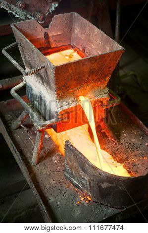 Siberia, Russia - August 13, 2014: Moulting Gold