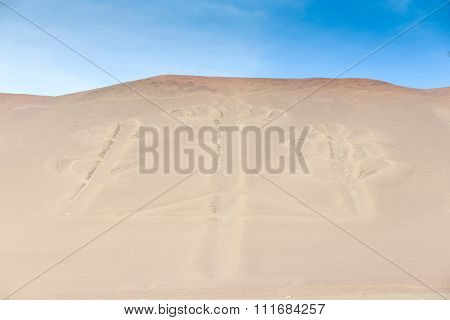 El Candelabro, Ballestas Islands, Peru, South America