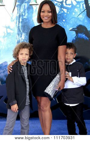 LOS ANGELES - MAY 28:  Garcelle Beauvais, sons at the 