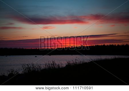 Fiery Sunset