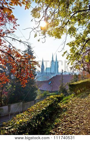 Zagreb Skyline In Autumn Colors