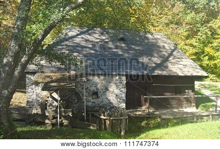 Old Village Museum Houses in Transylvania, Romania