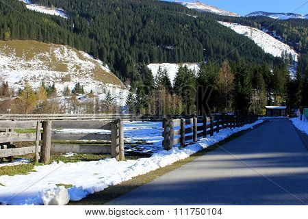 Winter Alps Austria