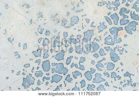 Closeup Old Blue Stone Floor Texture Background