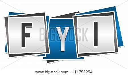 FYI Blue Grey Block