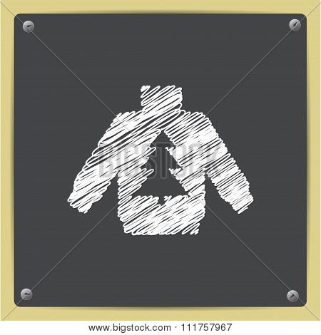 Vector christmas icon.