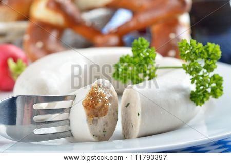 Bavarian white sausages