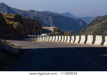 Lebanese landscape and highway
