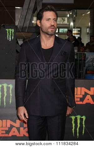 LOS ANGELES - DEC 15:  Edgar Ramirez at the Point Break Premiere at the TCL Chinese Theater on December 15, 2015 in Los Angeles, CA