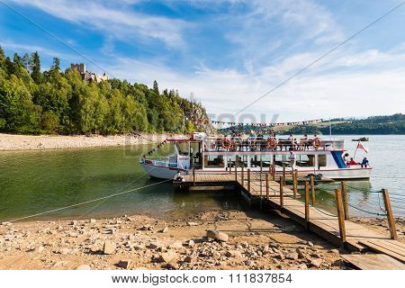 Czorsztyn, Poland - Touris Boat