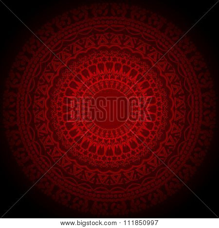 Beautiful Mandala Background EPS10 Vector