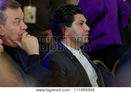 ST. PETERSBURG, RUSSIA - DECEMBER 14, 2015: Russian ballet dancer and teacher Nikolay Tsiskaridze during the award ceremony Philanthropist of the Year at St. Petersburg International Cultural Forum