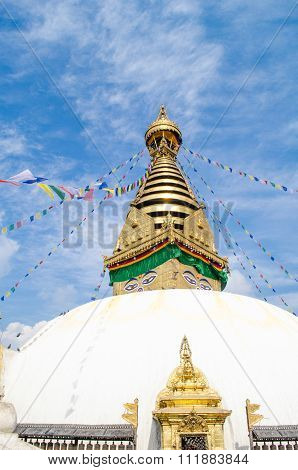 Stupa In The  Nepal